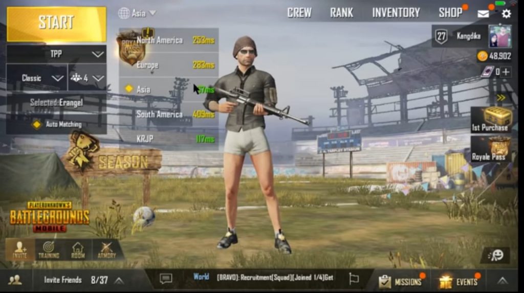 Game online PUBG di android