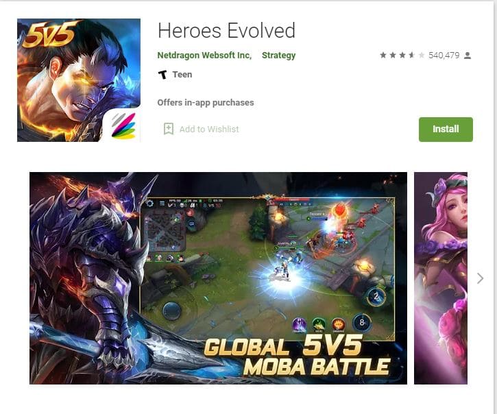 Карта heroes evolved