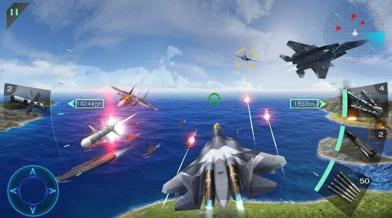 game pesawat tempur offline Sky Fighters 3D