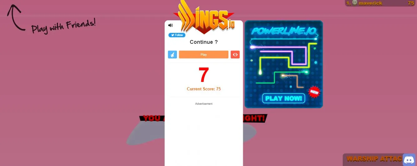 game online wings.io