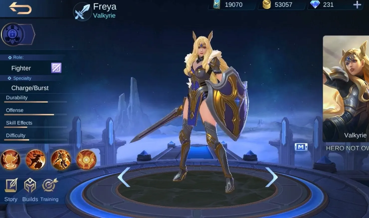 Freya di Mobile Legends