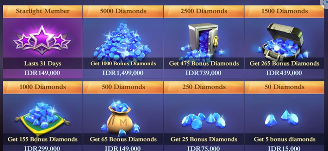 manfaat Top Up Diamond ML murah secara resmi