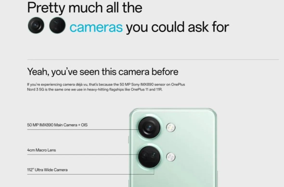 Kamera OnePlus Nord 3 Berteknologi Tinggi
