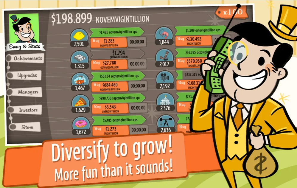 adventure capitalist di perangkat komputer