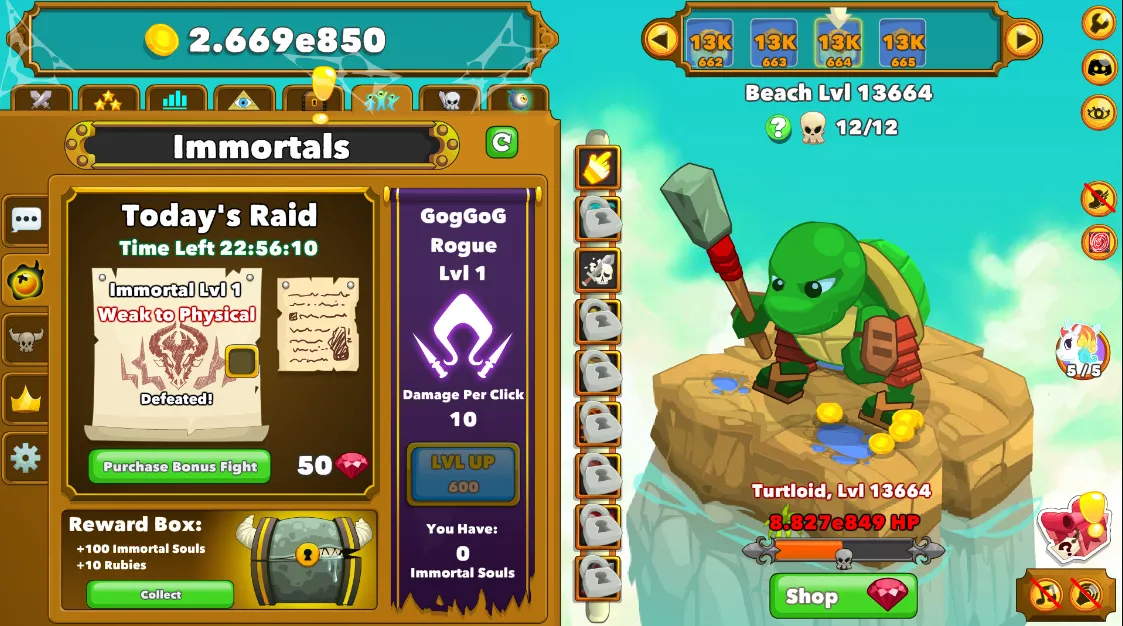 Game Offline PC Gratis Clicker Heroes