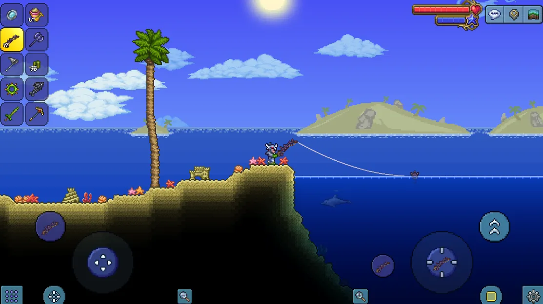 Terraria di perangkat smartphone