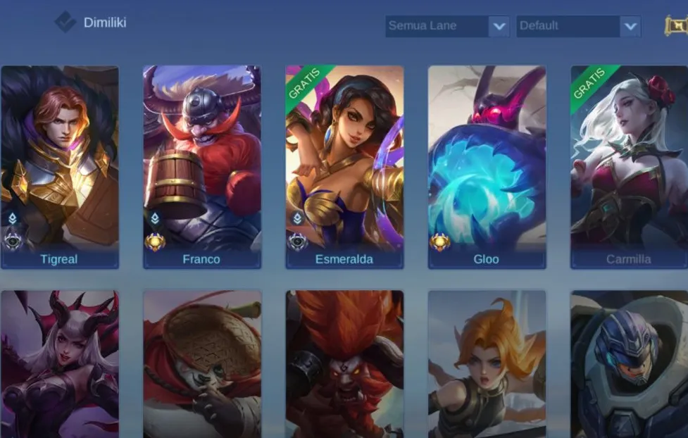 tips memilih hero Mobile Legends untuk pemula