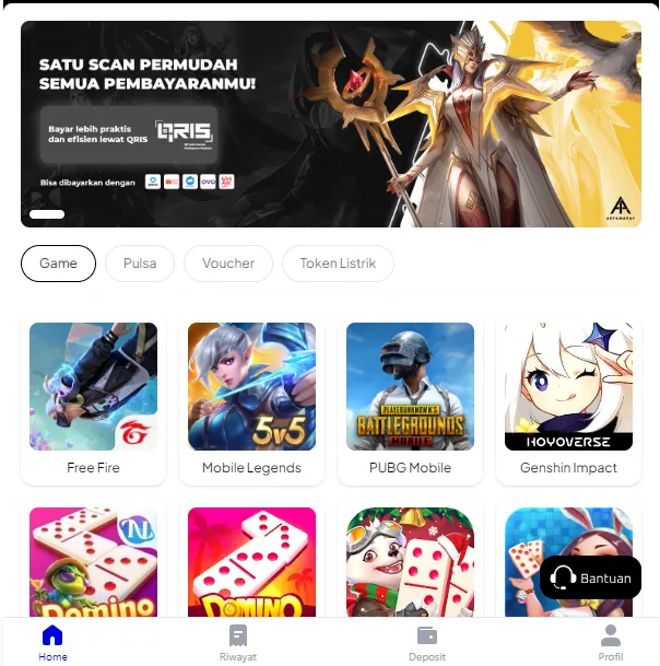 top up higgs domino telkomsel mudah dan cepat