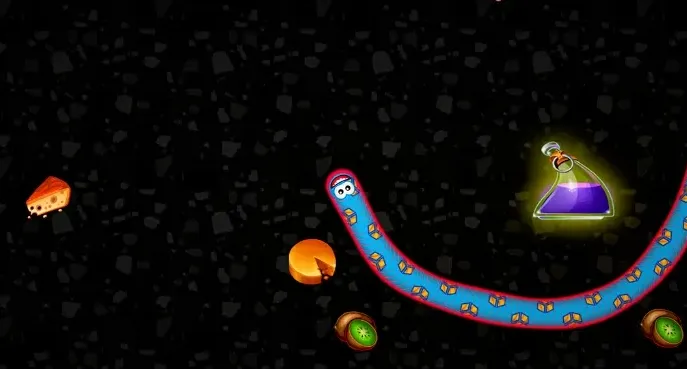 worm zone io sebagai permainan online bertema ular dan cacing