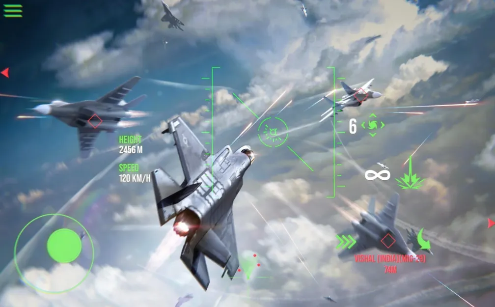 game pesawat terbaik di Android modern warplanes