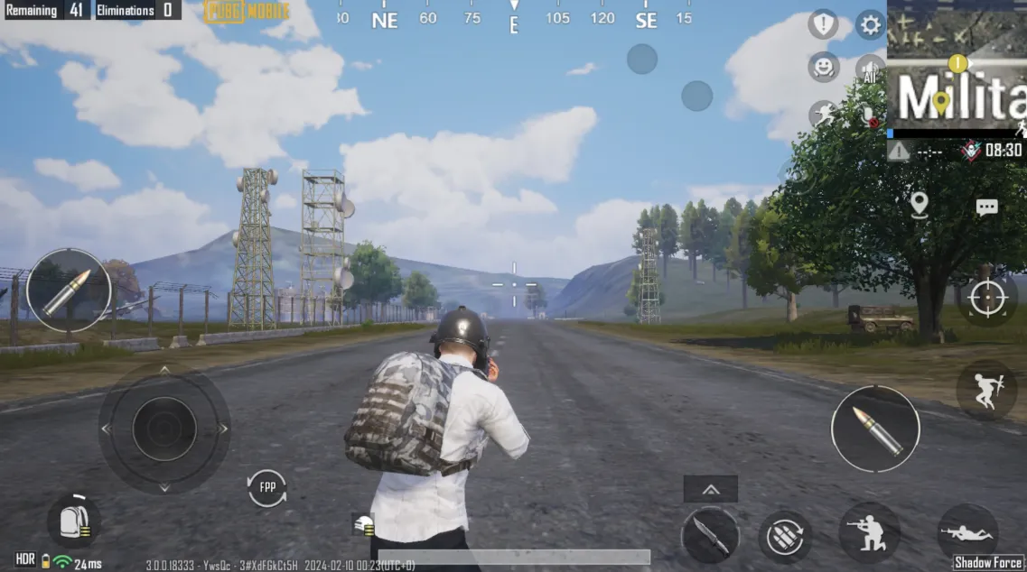 bermain PUBG mobile di Android