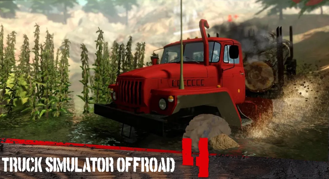 Truck Simulator Offroad 4 yang seru dan menantang