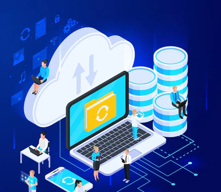 cara kerja dari server cloud hosting di website