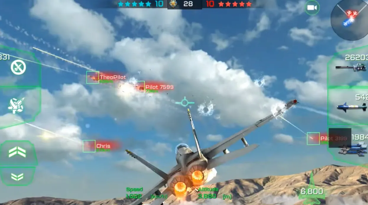 game pesawat tempur offline berjudul Ace Fighter