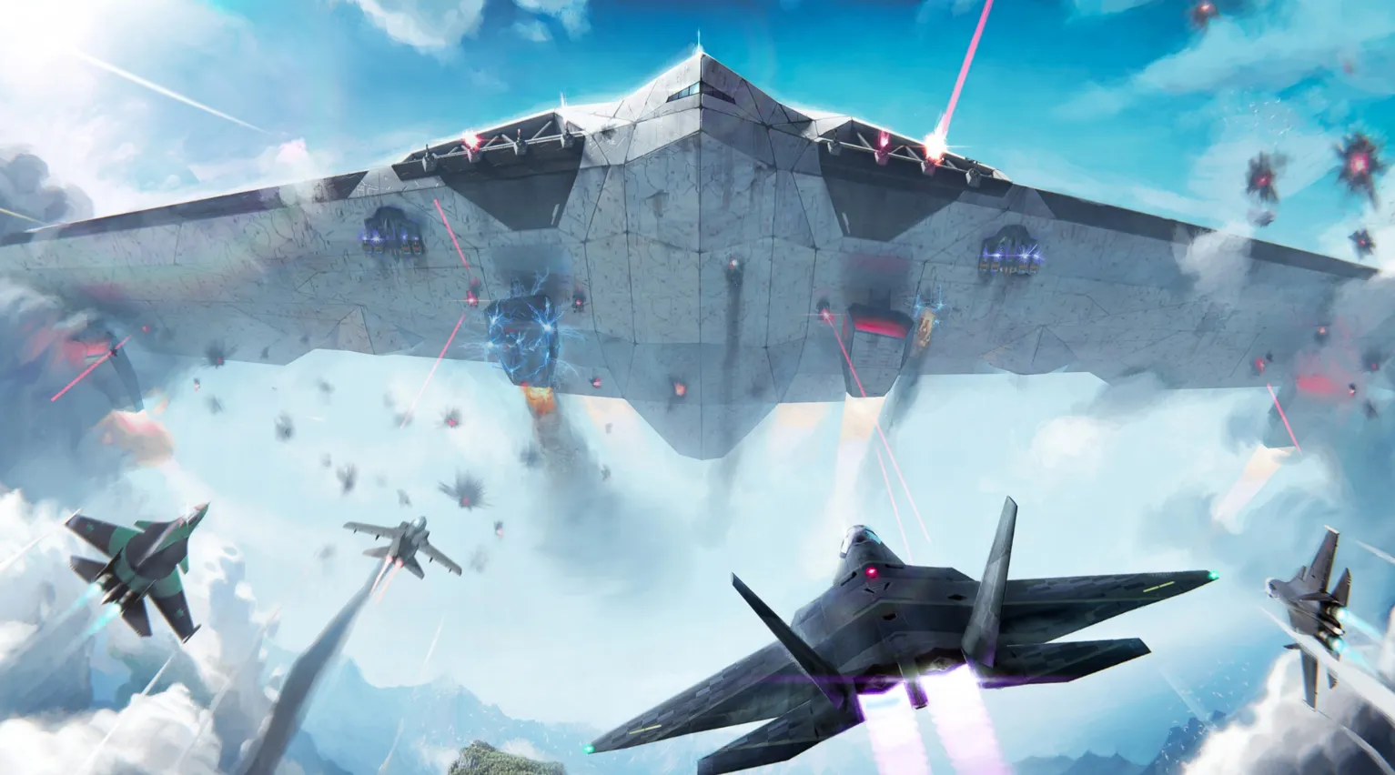 game offline di Android berjudul Modern Warplanes