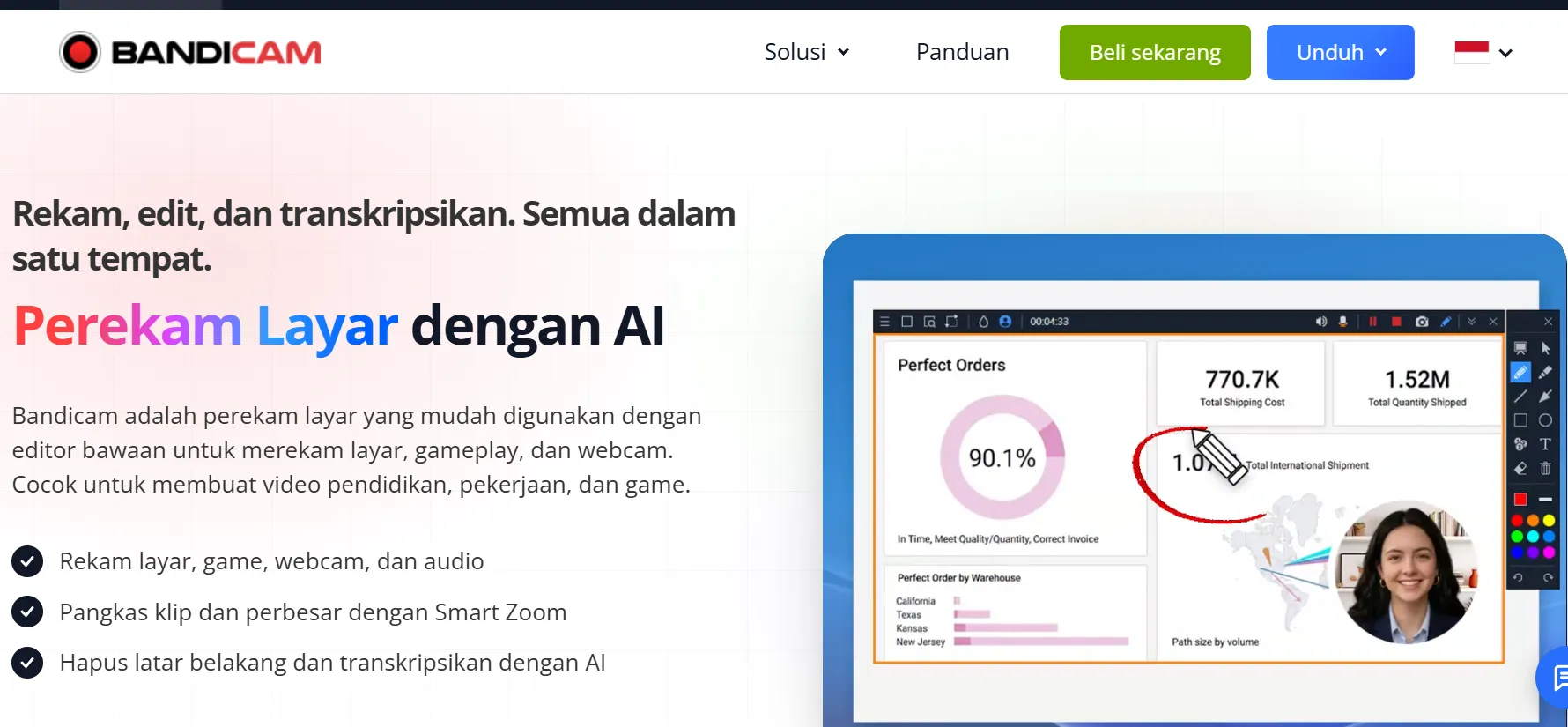 Cara Rekam Layar Laptop dengan menggunakan aplikasi Bandicam