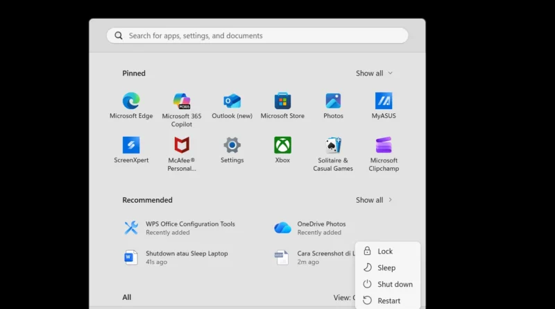 mana yang lebih baik antara Shutdown atau Sleep Laptop