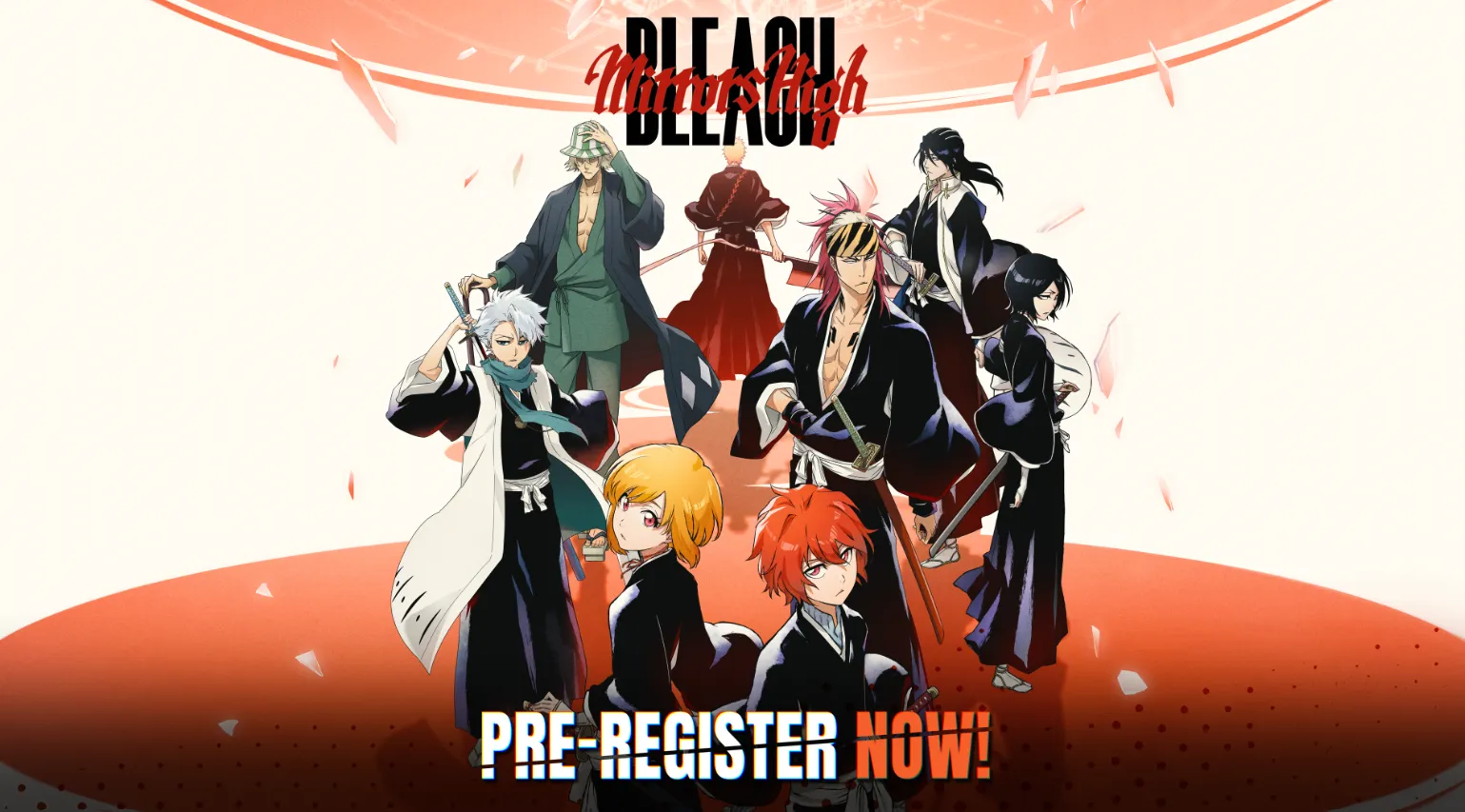 BLEACH Mirrors High buka tahap pre-registration iOS Android