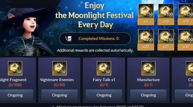 Black Desert Mobile hadirkan Moonlight Festival dengan hadiah eksklusif