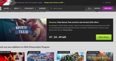 GOG Tambahkan Dukungan Rupiah Untuk Beli Game PC Resmi